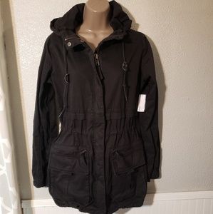 Garage Jackets & Coats - Garage Military Parka, color black, sz small Garage Jackets & Coats - Garage Military Parka, color black, sz small
